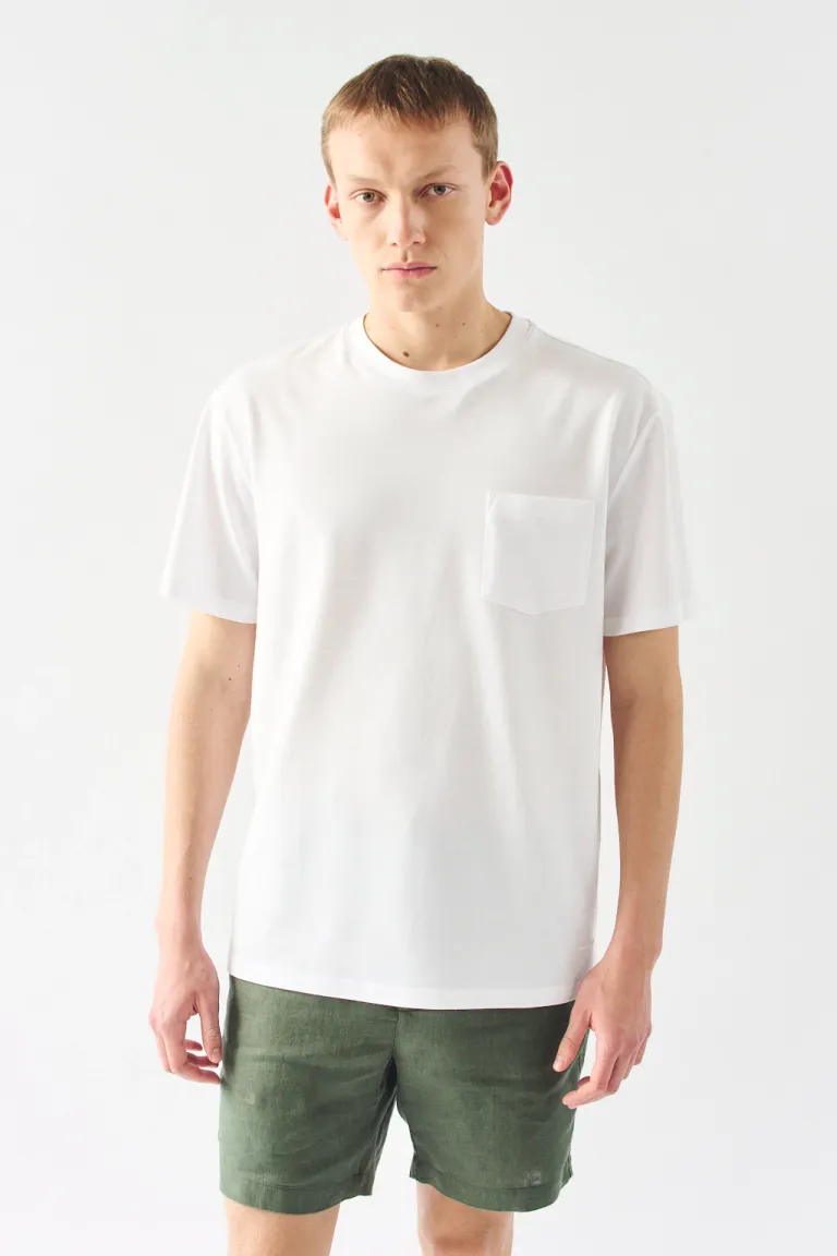 Remera de manga corta para hombre con bolsillo en el pecho de Bensimon en Remeras y Polos para argentina