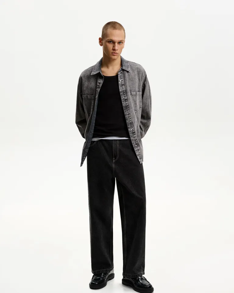 Camisa oversize manga larga de Bershka en Camisas para argentina