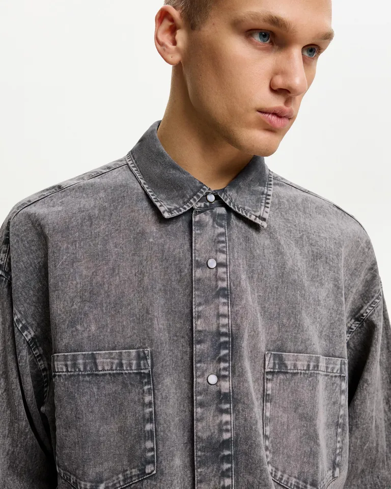 Camisa oversize manga larga de Bershka en Camisas para argentina