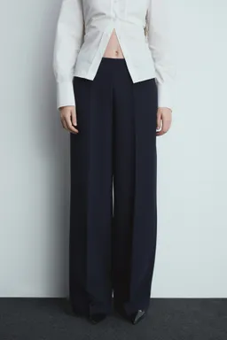 Pantalón pinzas wide leg de Mango en Pantalones para argentina