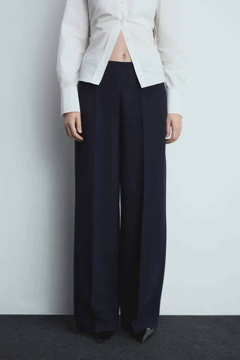 Pantalón pinzas wide leg de Mango en Pantalones para argentina