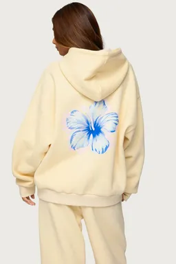 Buzo con capucha floral tropical de Edikted en Buzos y Sweaters para argentina