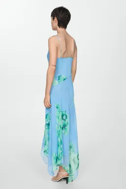 Vestido asimétrico floral de Mango en Vestidos para argentina