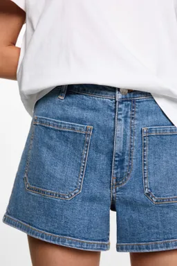Shorts jean con bolsillos de Mango Teen en Shorts para argentina