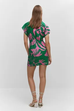Vestido camisero estampado tropical de Mango en Vestidos para argentina