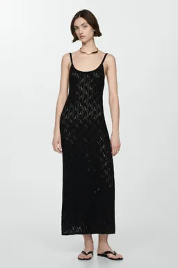 Vestido largo crochet de Mango en Vestidos para argentina