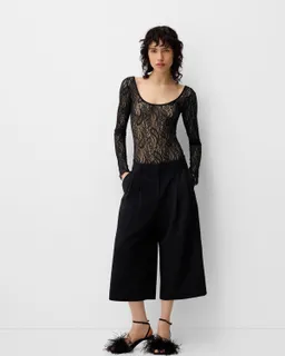 Body manga larga encaje de Bershka en Bodies para argentina