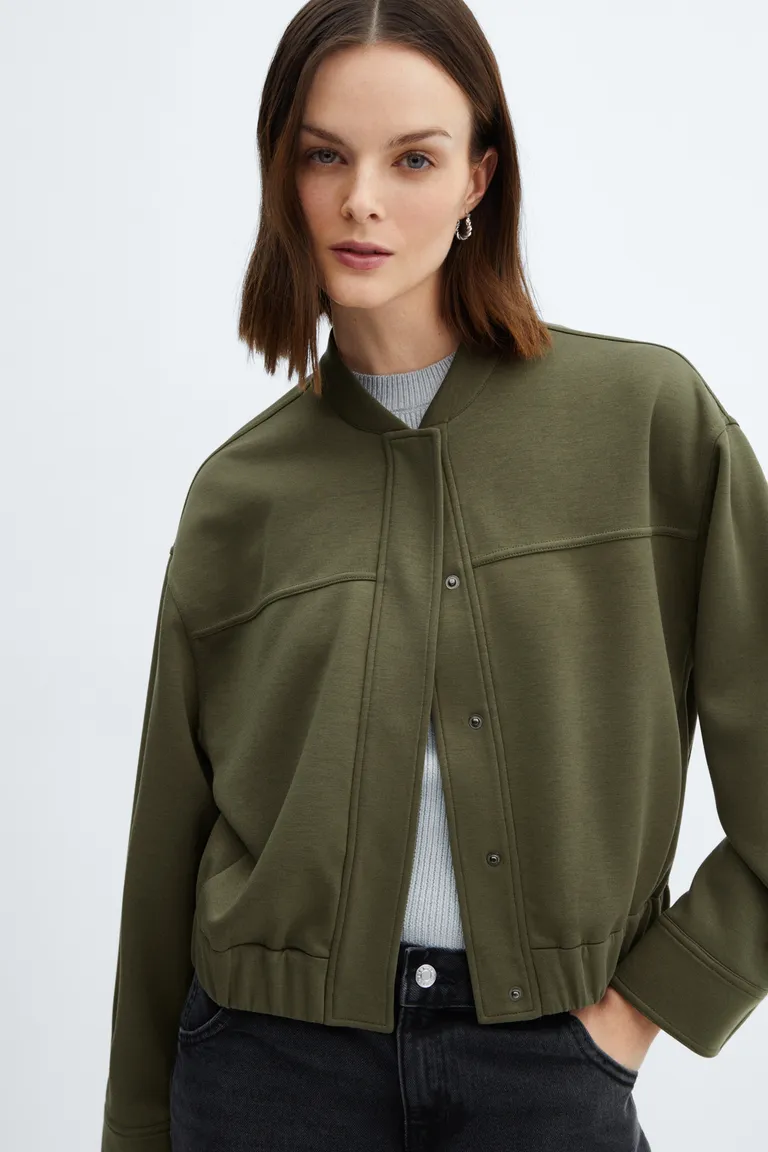 Bomber con costuras decorativas de Mango en Chaquetas para argentina