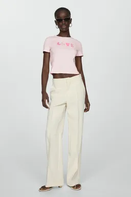 Remera algodón estampada de Mango en Remeras para argentina