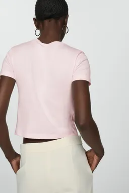 Remera algodón estampada de Mango en Remeras para argentina