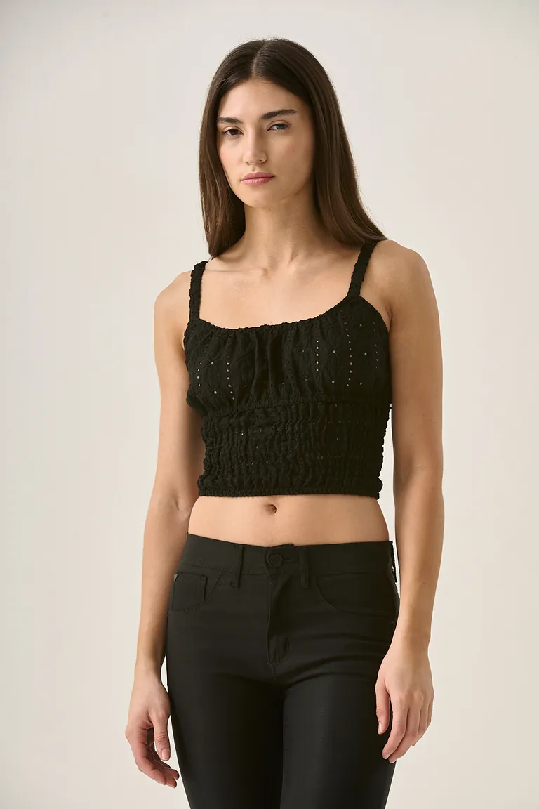 Top negro de diseño minimalista y elegante para mujer de Sweet en Tops para argentina