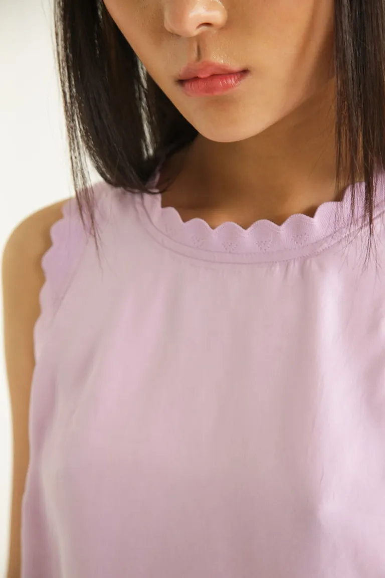 Musculosa rosa con detalles Cute y Especiales de Las Pepas en Tops para argentina