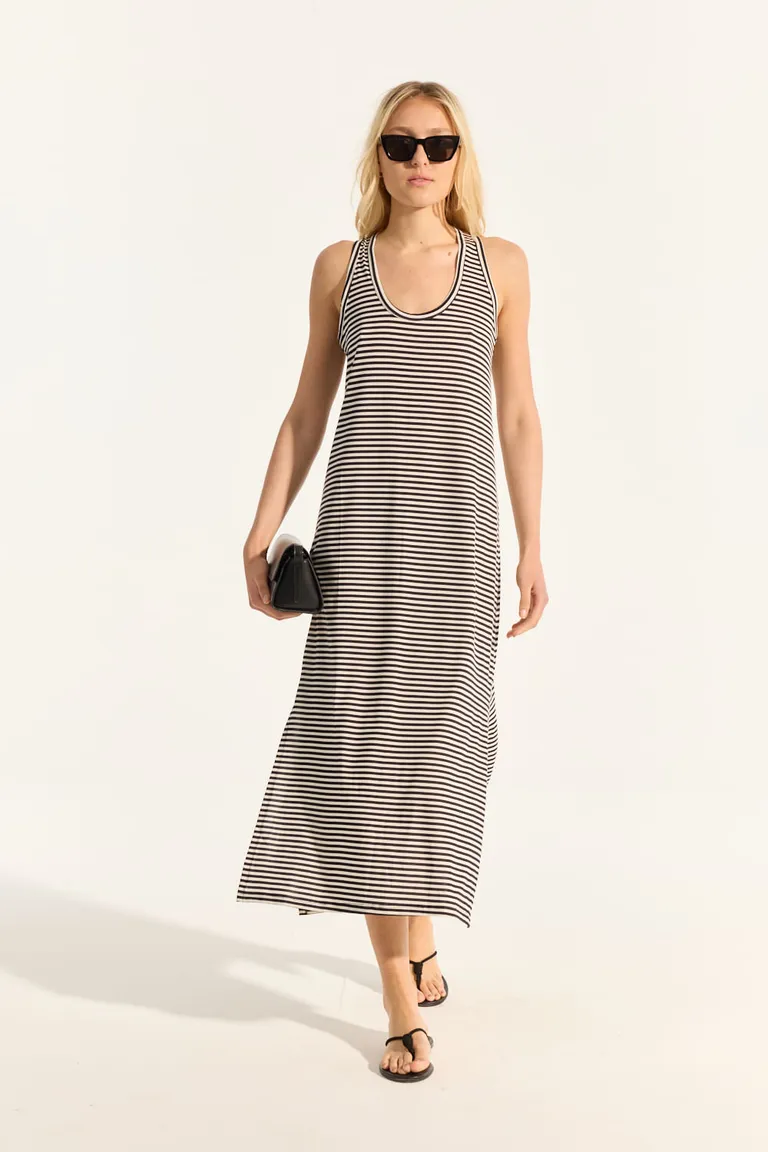 Vestido de punto veraniego sin mangas y largo a los tobillos de Portsaid en Vestidos para argentina