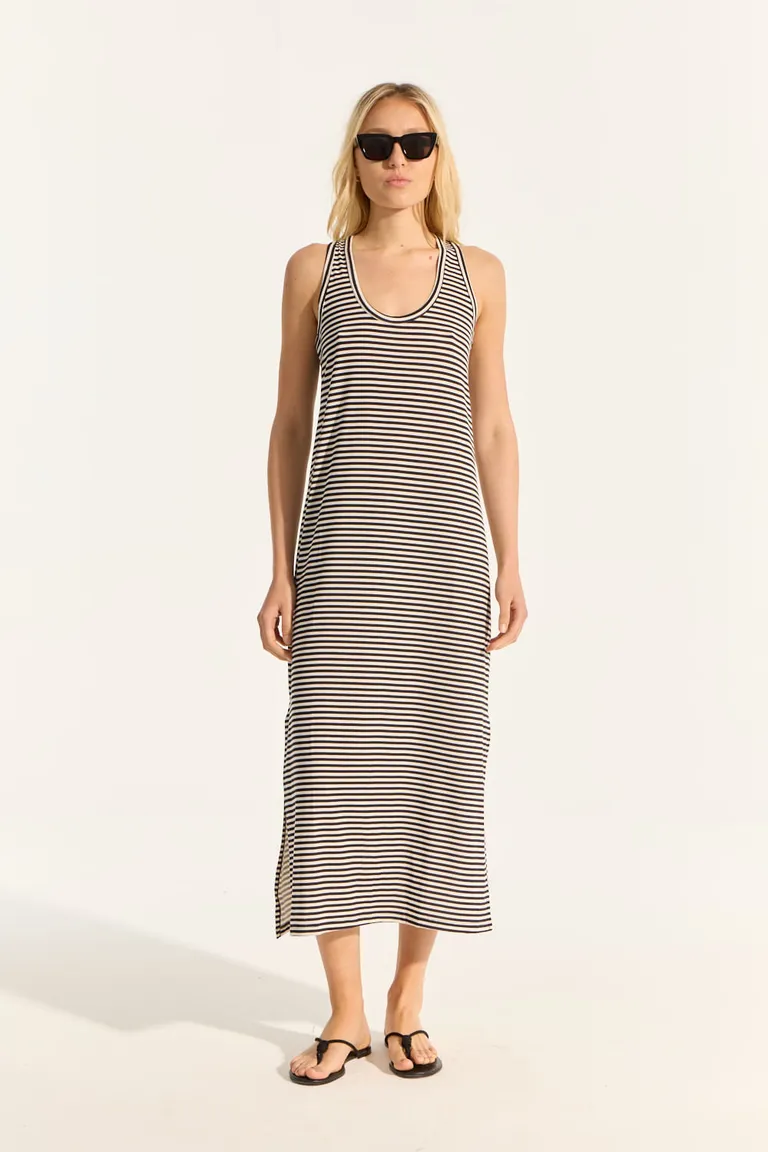 Vestido de punto veraniego sin mangas y largo a los tobillos de Portsaid en Vestidos para argentina
