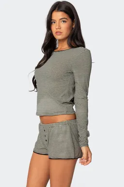 Remera manga larga rayas suzy de Edikted en Buzos y Sweaters para argentina