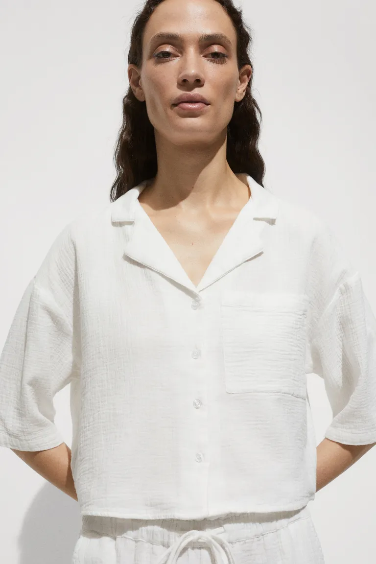 Camisa algodón manga corta de Mango en Camisas para argentina