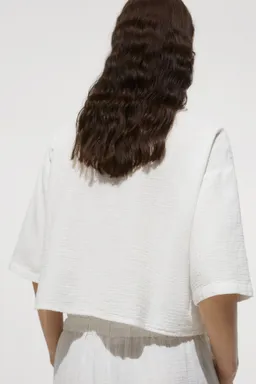 Camisa algodón manga corta de Mango en Camisas para argentina