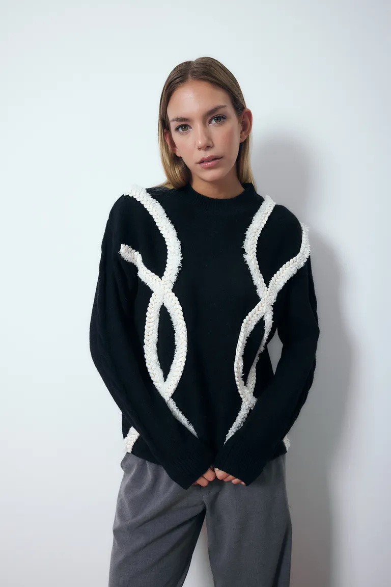 Sweater mayra trenzado de Audaz en Buzos y Sweaters para argentina