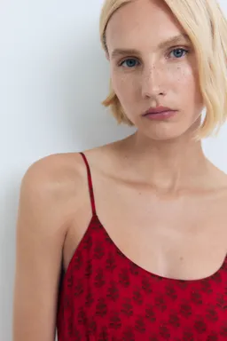 Vestido gasa estampado floral de Mango en Vestidos para argentina