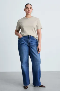 Remera algodón cuello pico de Mango en Remeras para argentina