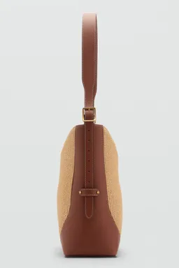 Bolso hombro símil rafia de Mango en Bolsos y Carteras para argentina