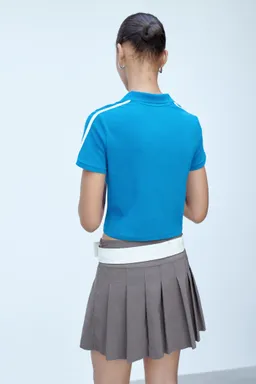 Polo algodón rayas contraste de Mango en Remeras para argentina