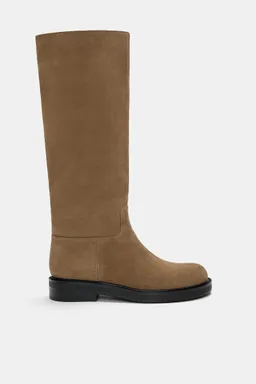Botas planas piel de Pull&Bear en Botas y Botinetas para argentina