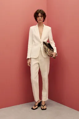 Pantalón traje lino de Mango en Pantalones para argentina