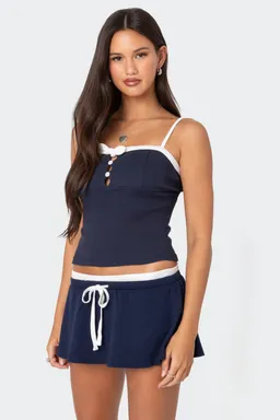 Musculosa botones acanalada de Edikted en Tops para argentina