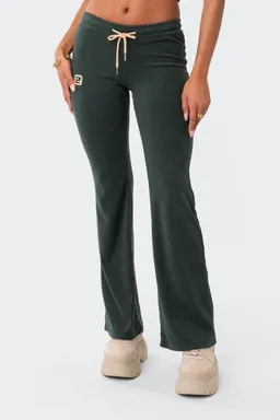 Pantalones tiro bajo terry de Edikted en Pantalones para argentina