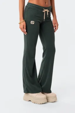 Pantalones tiro bajo terry de Edikted en Pantalones para argentina