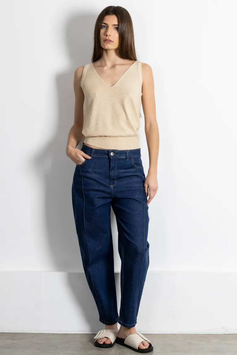 Musculosa de punto ancha con escote en V de Kill en Buzos y Sweaters para argentina