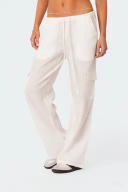 Pantalón cargo lino lyric de Edikted en Pantalones para argentina