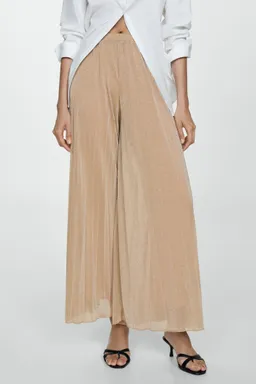 Pantalón palazzo lúrex de Mango en Pantalones para argentina