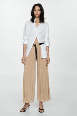 Pantalón palazzo lúrex de Mango en Pantalones para argentina