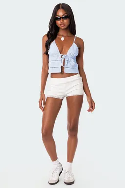 Musculosa algodón nudo candy de Edikted en Tops para argentina