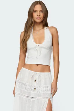 Top halter greer anudado de Edikted en Tops para argentina