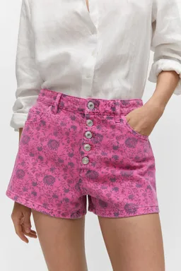 Shorts jean estampados de Mango en Shorts para argentina
