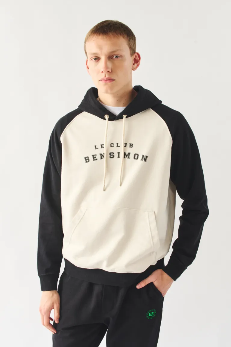 Hoodie combinado con estampa para hombre de Bensimon en Buzos y Sweaters para argentina
