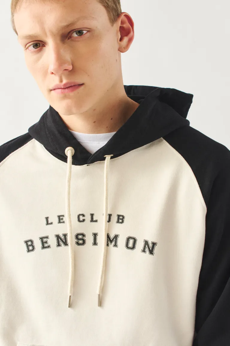 Hoodie combinado con estampa para hombre de Bensimon en Buzos y Sweaters para argentina