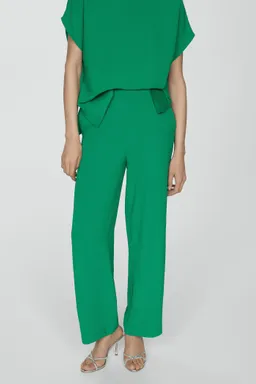 Pantalón fluido wideleg de Mango en Pantalones para argentina