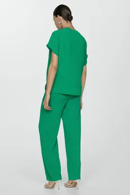 Pantalón fluido wideleg de Mango en Pantalones para argentina