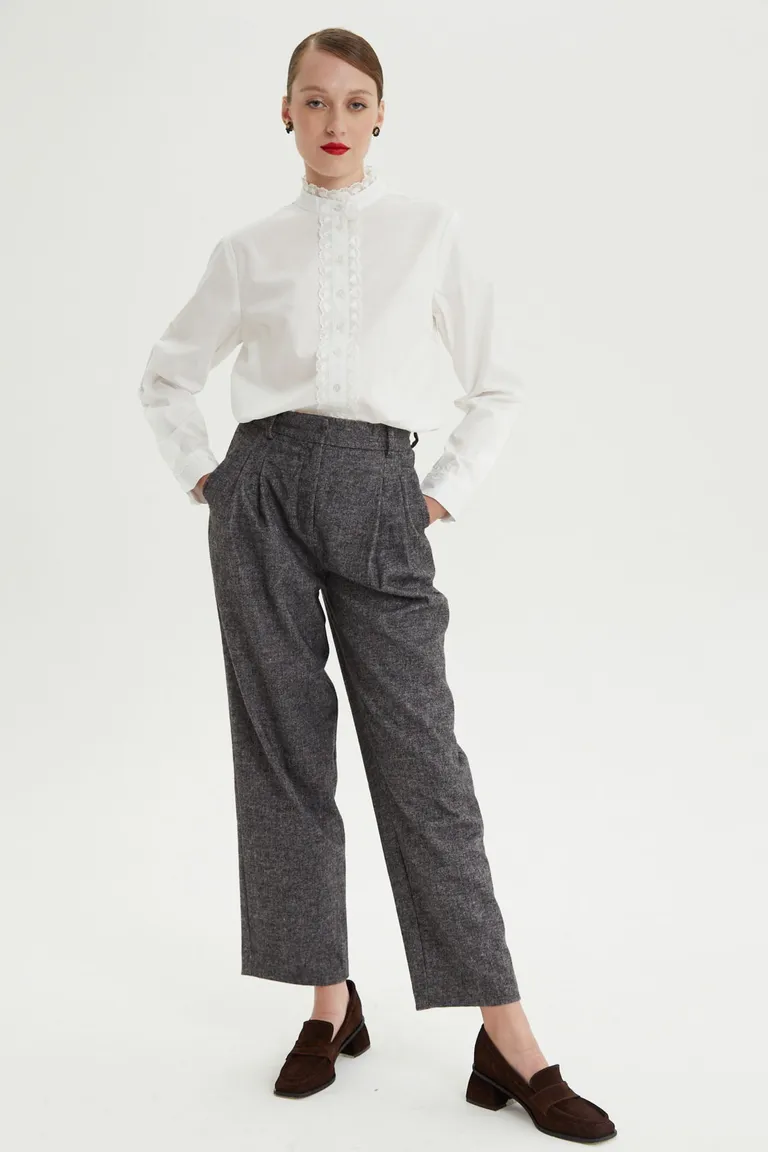 Mocasines de mujer con punta cuadrada y taco tipo bloque de Las Pepas en Mocasines para argentina