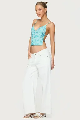 Top lentejuelas floral pia de Edikted en Tops para argentina