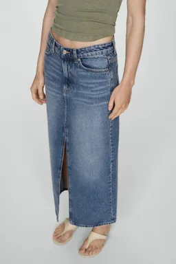 Falda larga denim de Mango en Faldas para argentina
