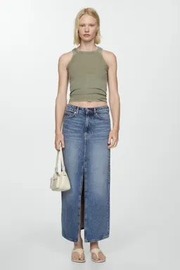 Falda larga denim de Mango en Faldas para argentina