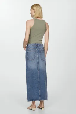 Falda larga denim de Mango en Faldas para argentina