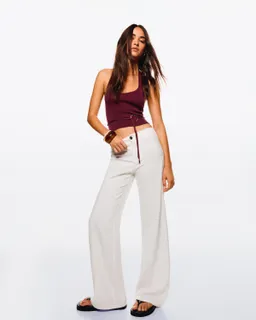 Pantalón wide leg de Bershka en Pantalones para argentina