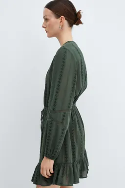 Vestido bordado manga abullonada de Mango en Vestidos para argentina