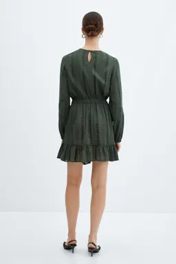Vestido bordado manga abullonada de Mango en Vestidos para argentina